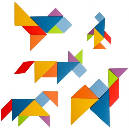 Wooden Tangram Set