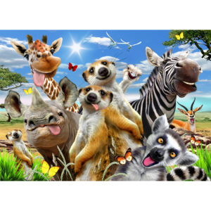 African Sunshine Selfie puzzle 36pc