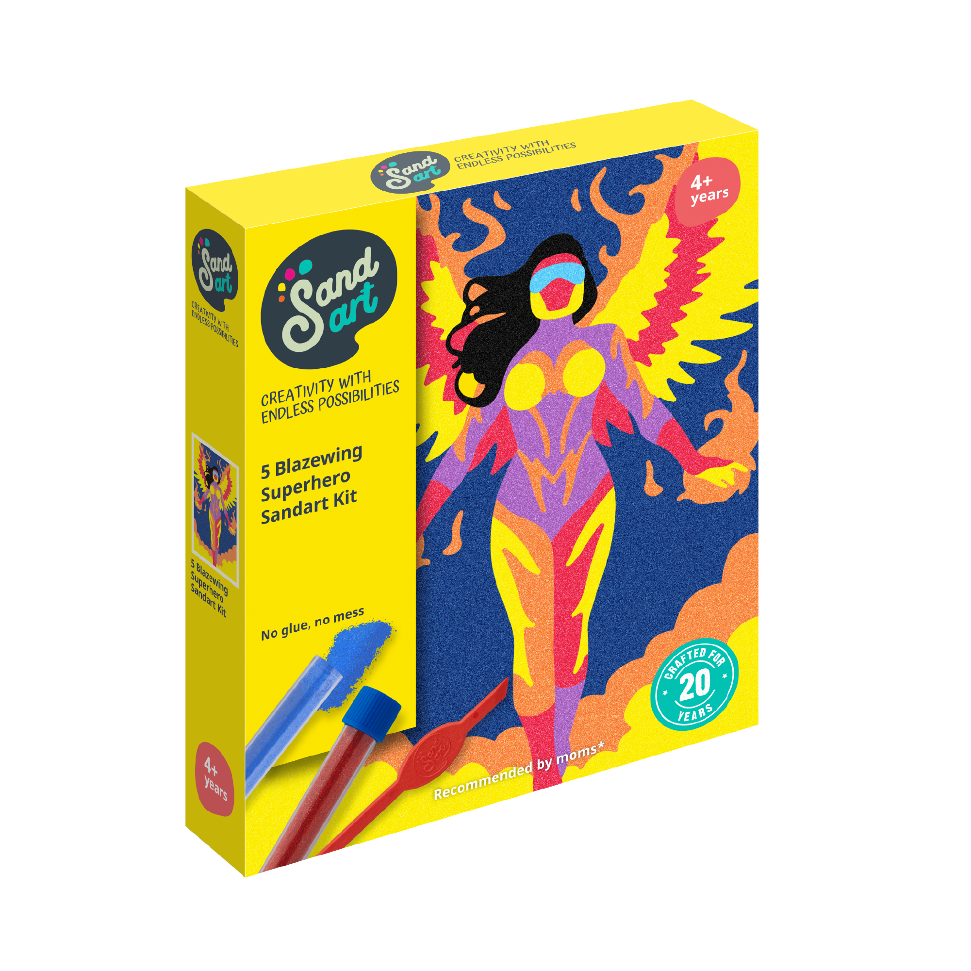 Sand Art Blazewing Super Hero Pack
