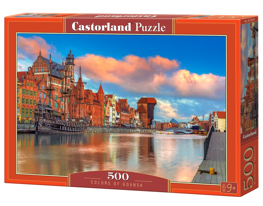 Colours of Gdansk 500 Piece Puzzle