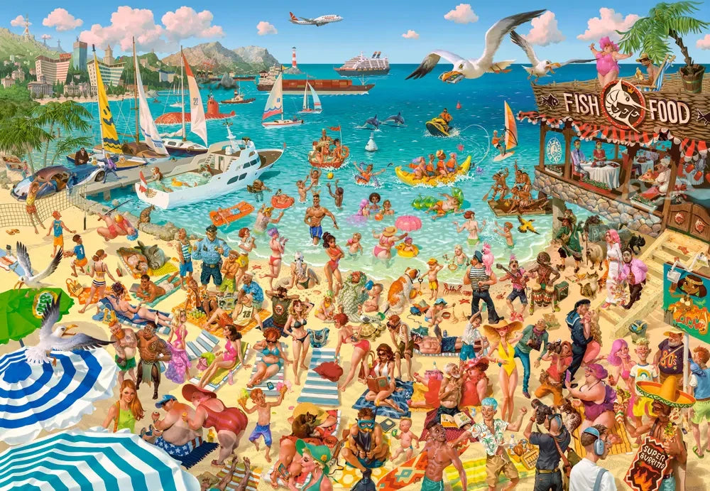 Fun By The Sea 1000 Piece Puzzle