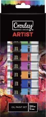 Croxley Artist Oil Paint Tubes 12 x 12ml