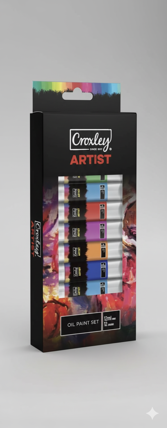 Croxley Artist Oil Paint Tubes 12 x 12ml