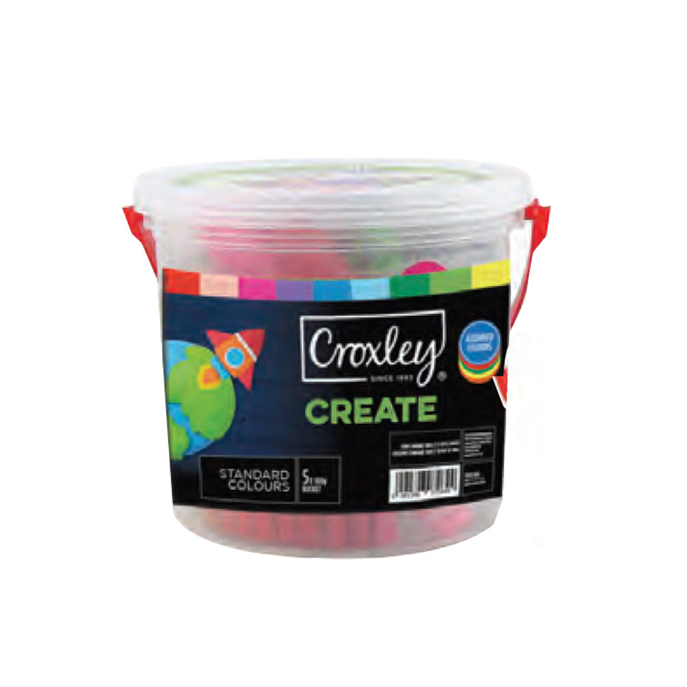 Croxley Play Dough Standard Colours 5x100g