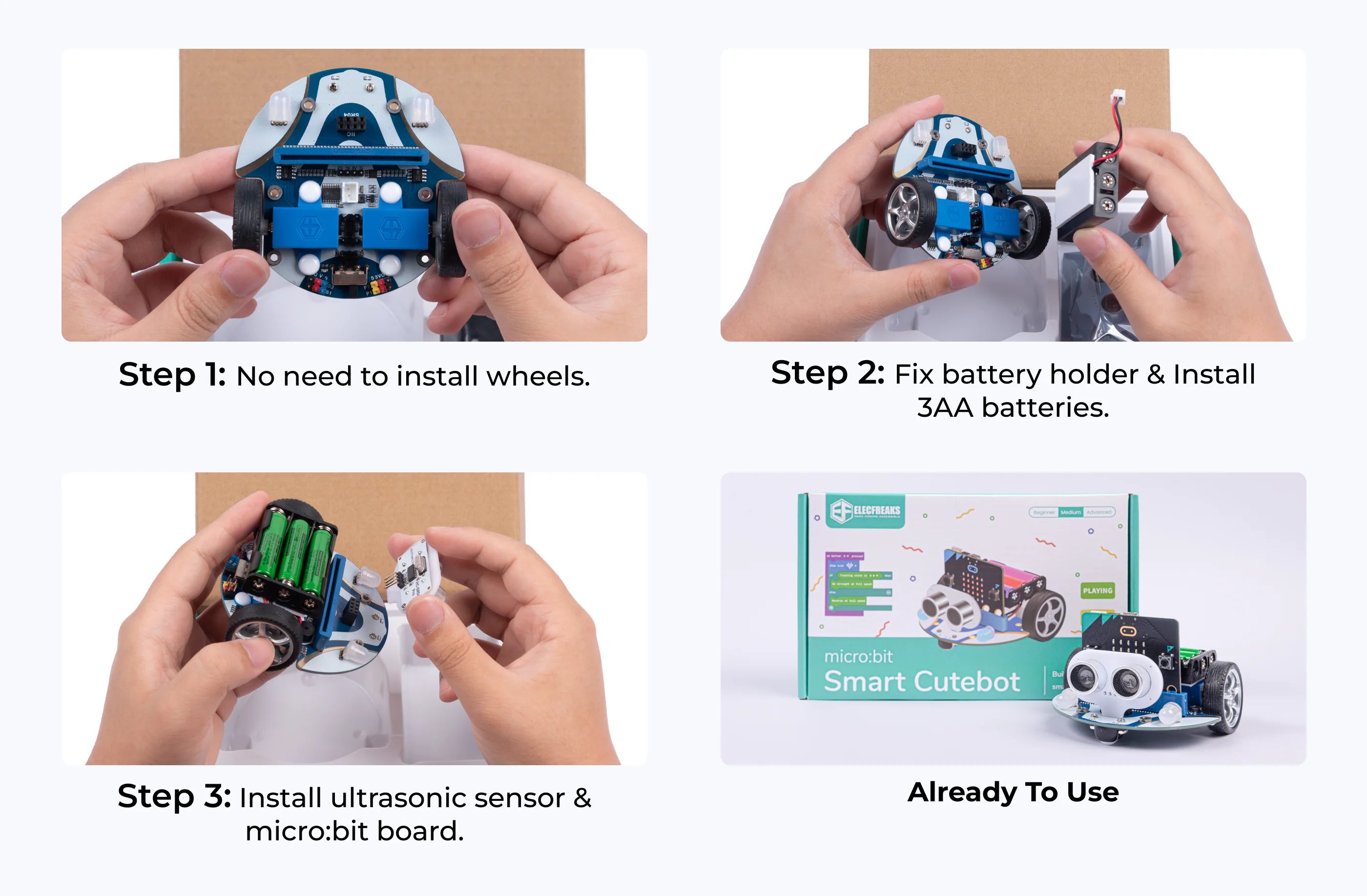 Elecfreaks Smart Cutebot for micro:bit