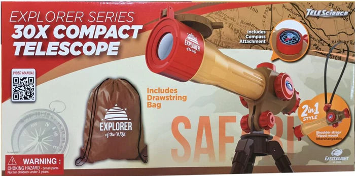 Explorer Series 30X Compact Telescope for Kids