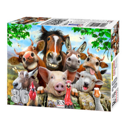 Farm Selfie Puzzle 36pc
