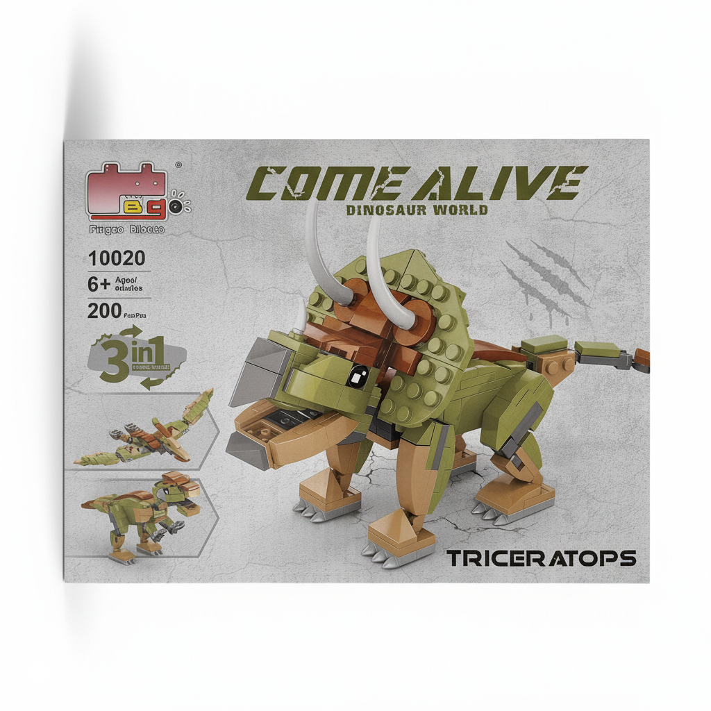 3in1 Triceratops Puzzle
