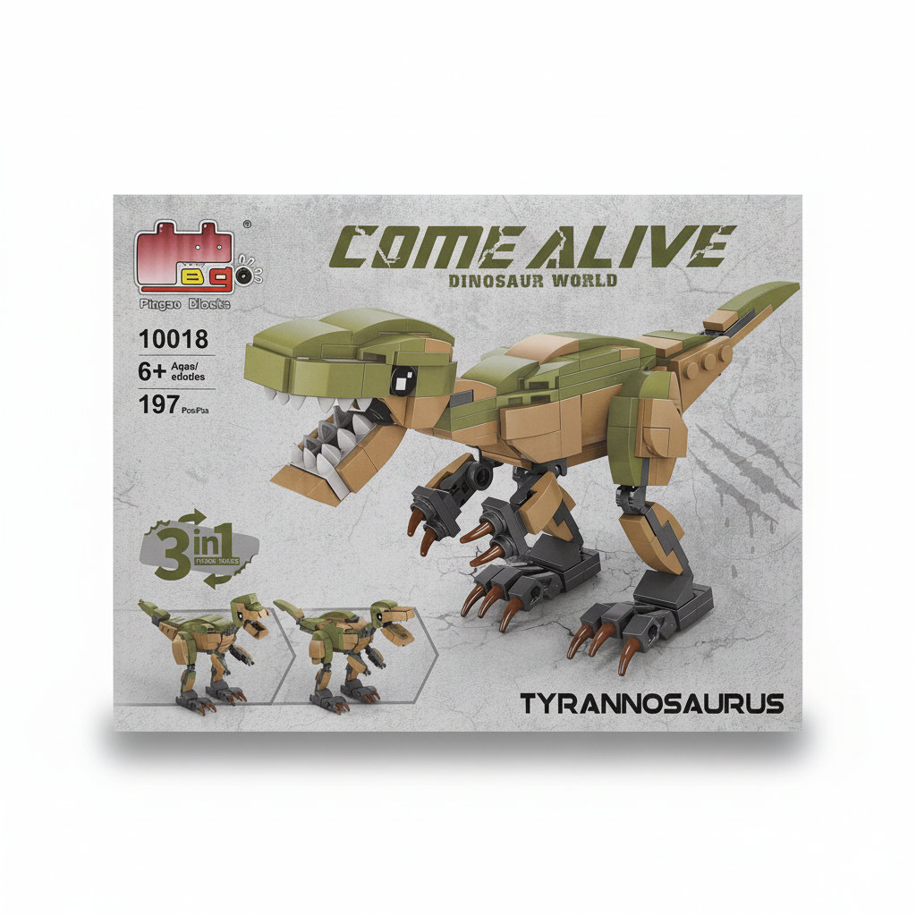 3in1 Tyrannosaurus Puzzle