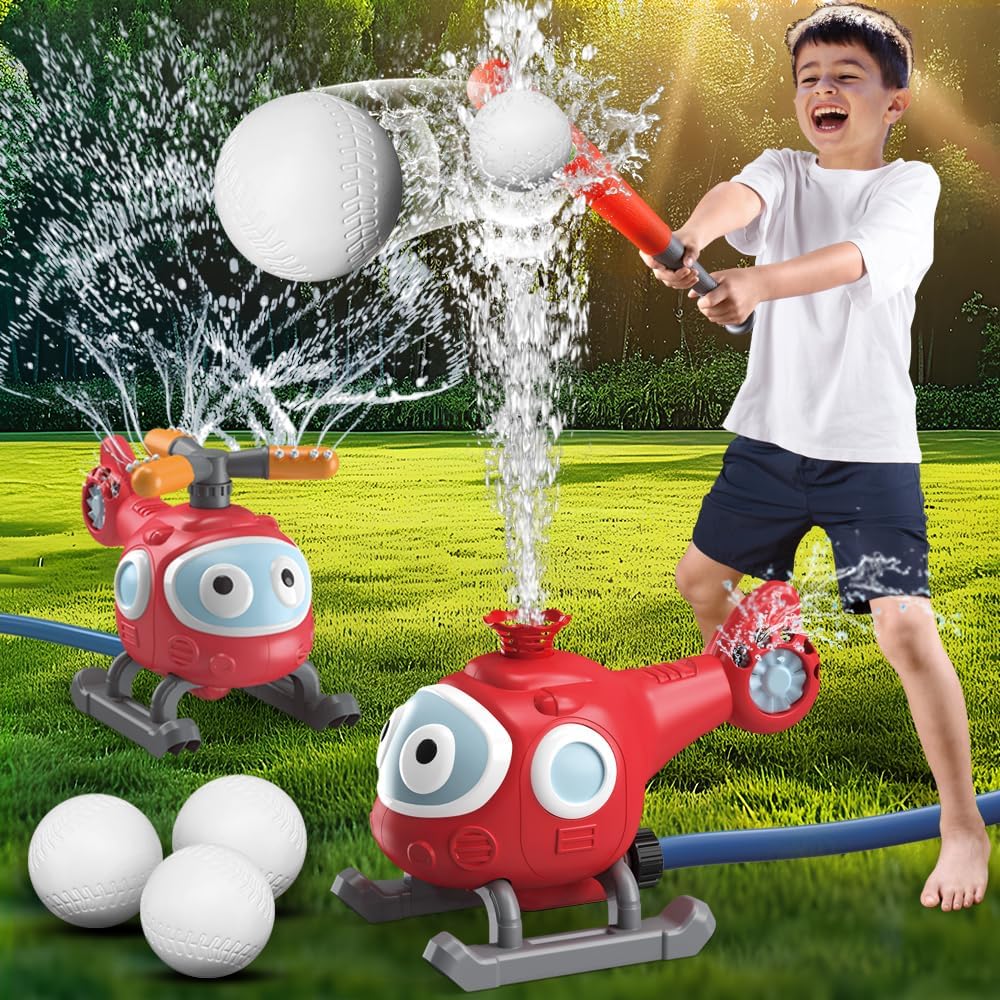 2-in-1 Helicopter Baseball Water Sport