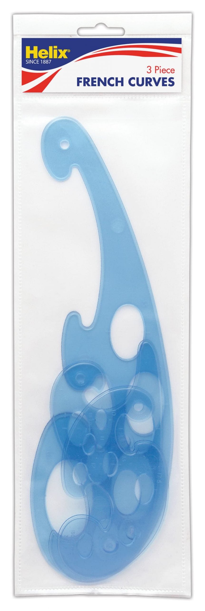 Helix French Curves and Ellipse Stencil 3 Piece