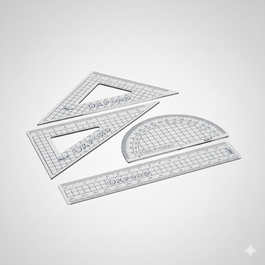 Helix Oxford Math Geometry Set 15cm 4 Piece