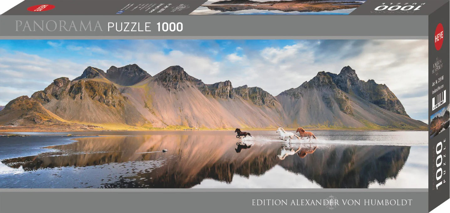 Iceland Horses 1000 Piece Puzzle
