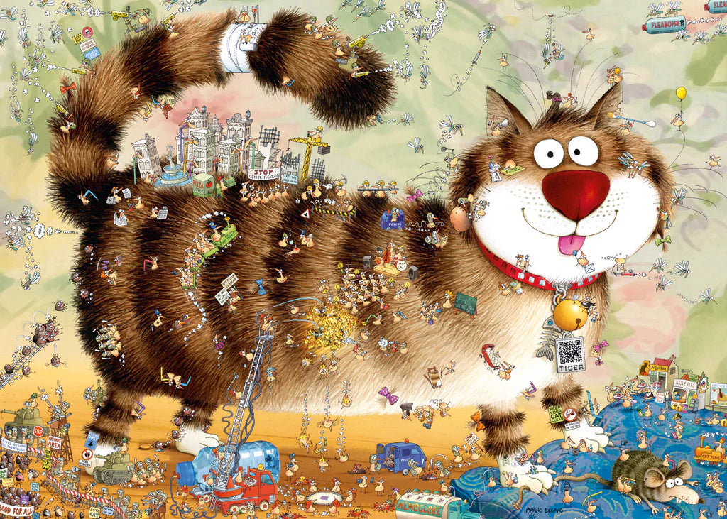 Look Closely At The Cat 1000 Piece Puzzle