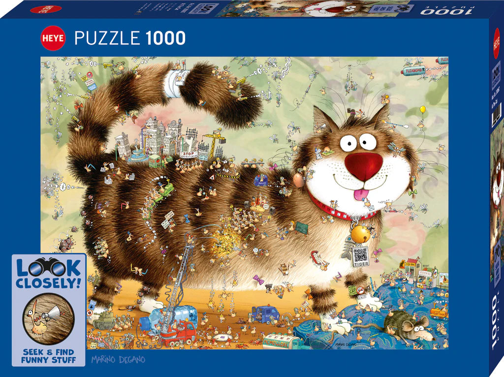 Look Closely At The Cat 1000 Piece Puzzle