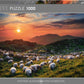 Sheep and Volcanoes 1000 Piece Puzzle