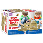 Large Wooden Blocks 60 Pieces