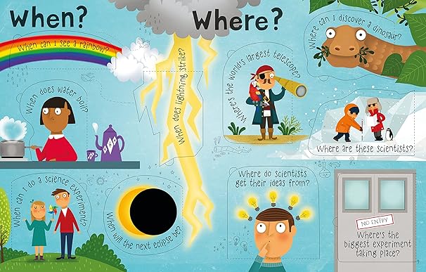 Lift-the-flap Questions and Answers about Science by Katie Daynes