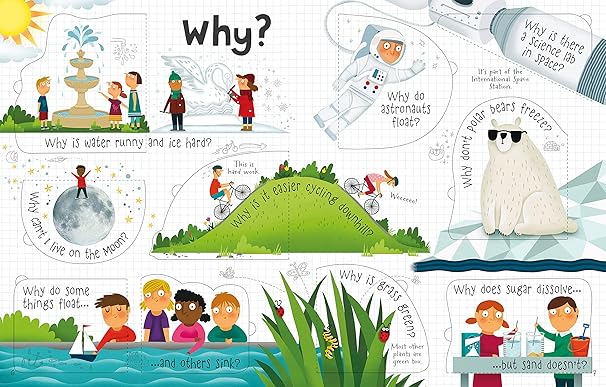 Lift-the-flap Questions and Answers about Science by Katie Daynes