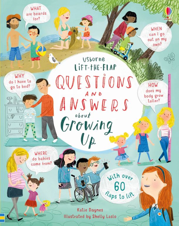 Lift-the-flap Questions and Answers about Growing Up by Katie Daynes