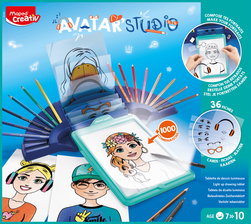 Maped Creativ Avatar Studio Light-Up Drawing Machine