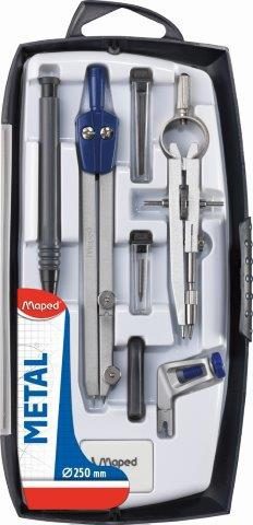 MAPED Metal 8 Piece Compass Set