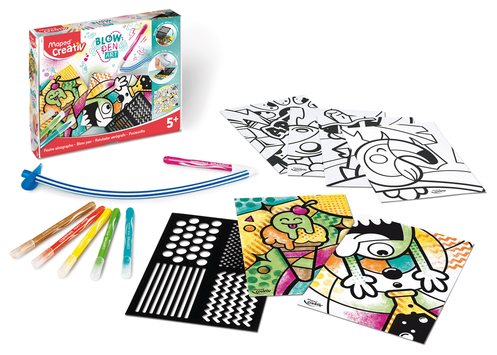 Maped Creativ Blowpen Airbrush – Pop Art