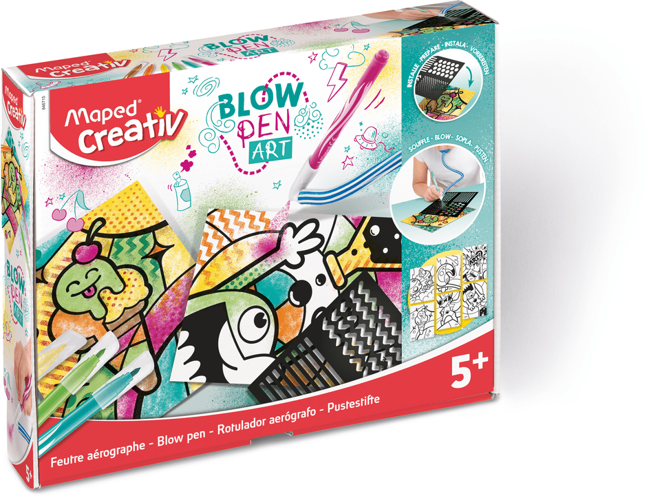 Maped Creativ Blowpen Airbrush – Pop Art