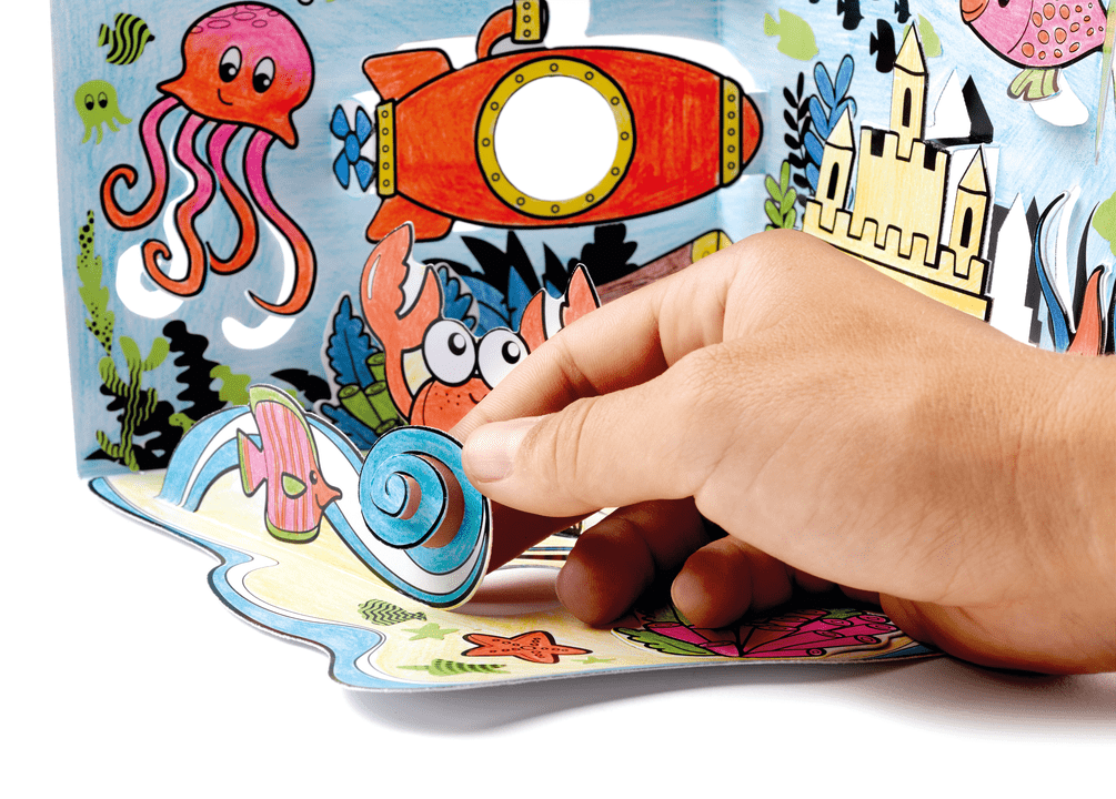 Maped Creativ Mini Box Aquarium To Assemble, Colour, Sticker