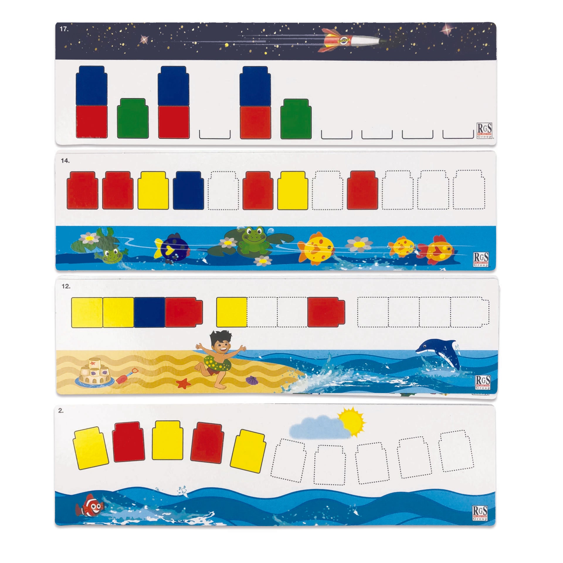 Math Pack Sequencing and Pattern Game with Counting Cubes