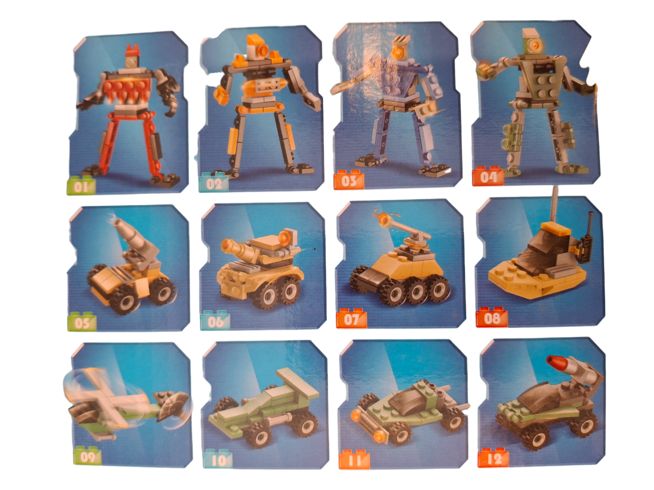 13-in-1 Mini Robot Building Blocks