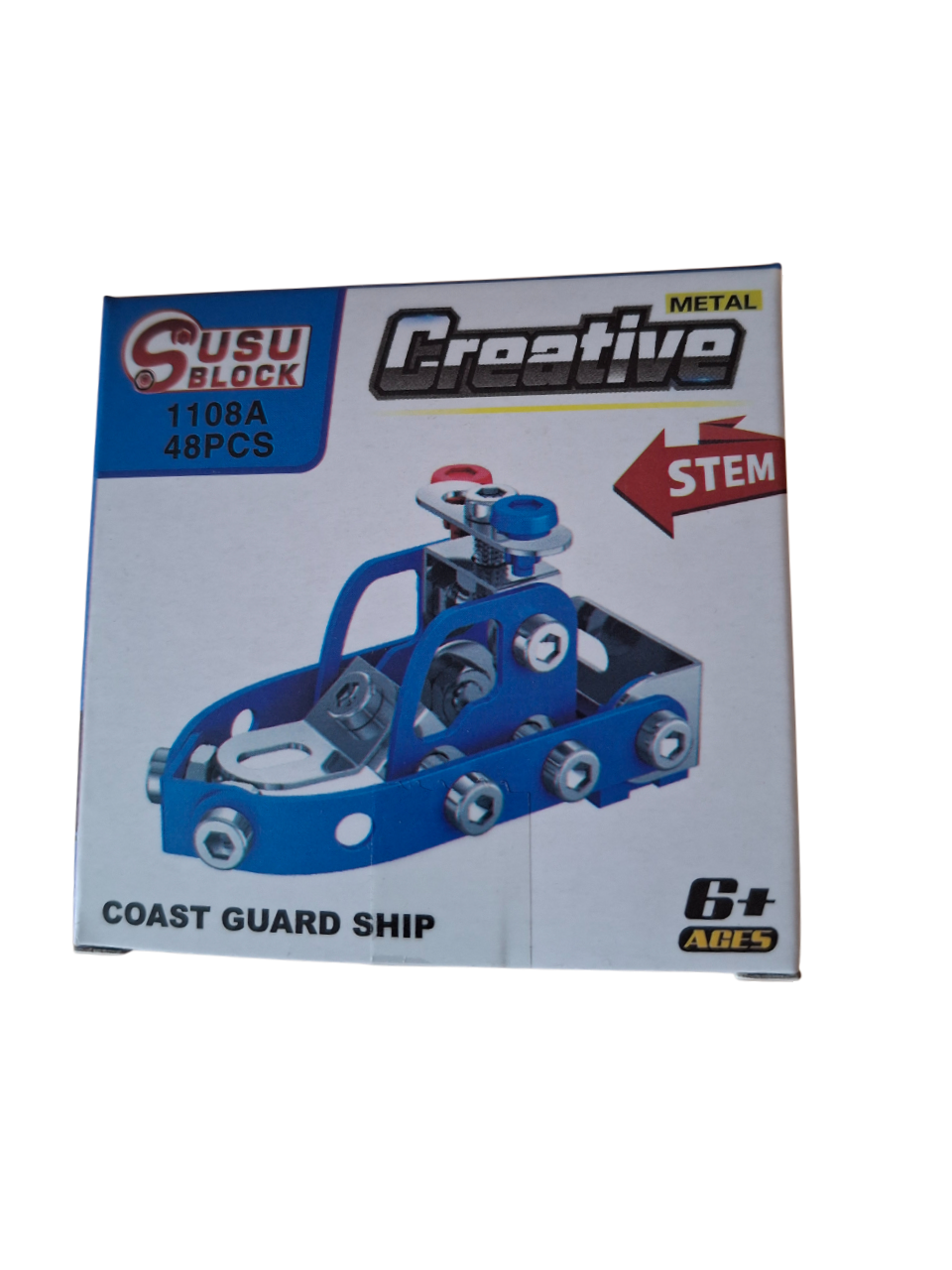 48pc Mini Metal Coast Guard Ship