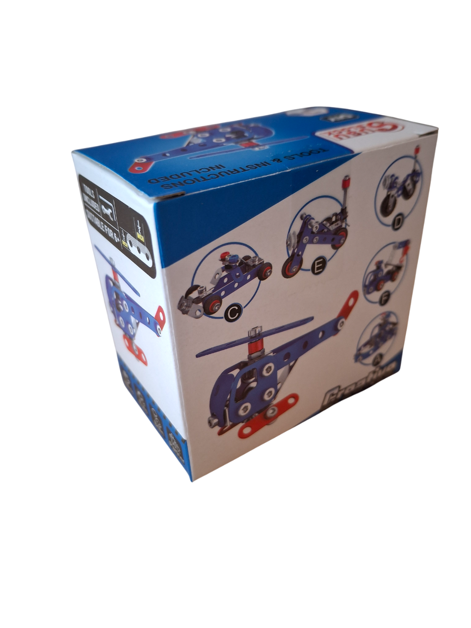 42pc Mini Metal Police Helicopter