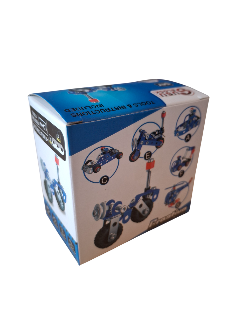 46pc Mini Metal Police Motorcycle