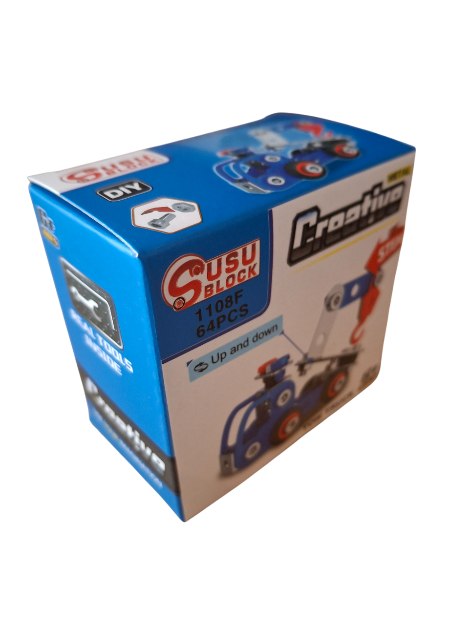 64pc Mini Metal Tow Truck