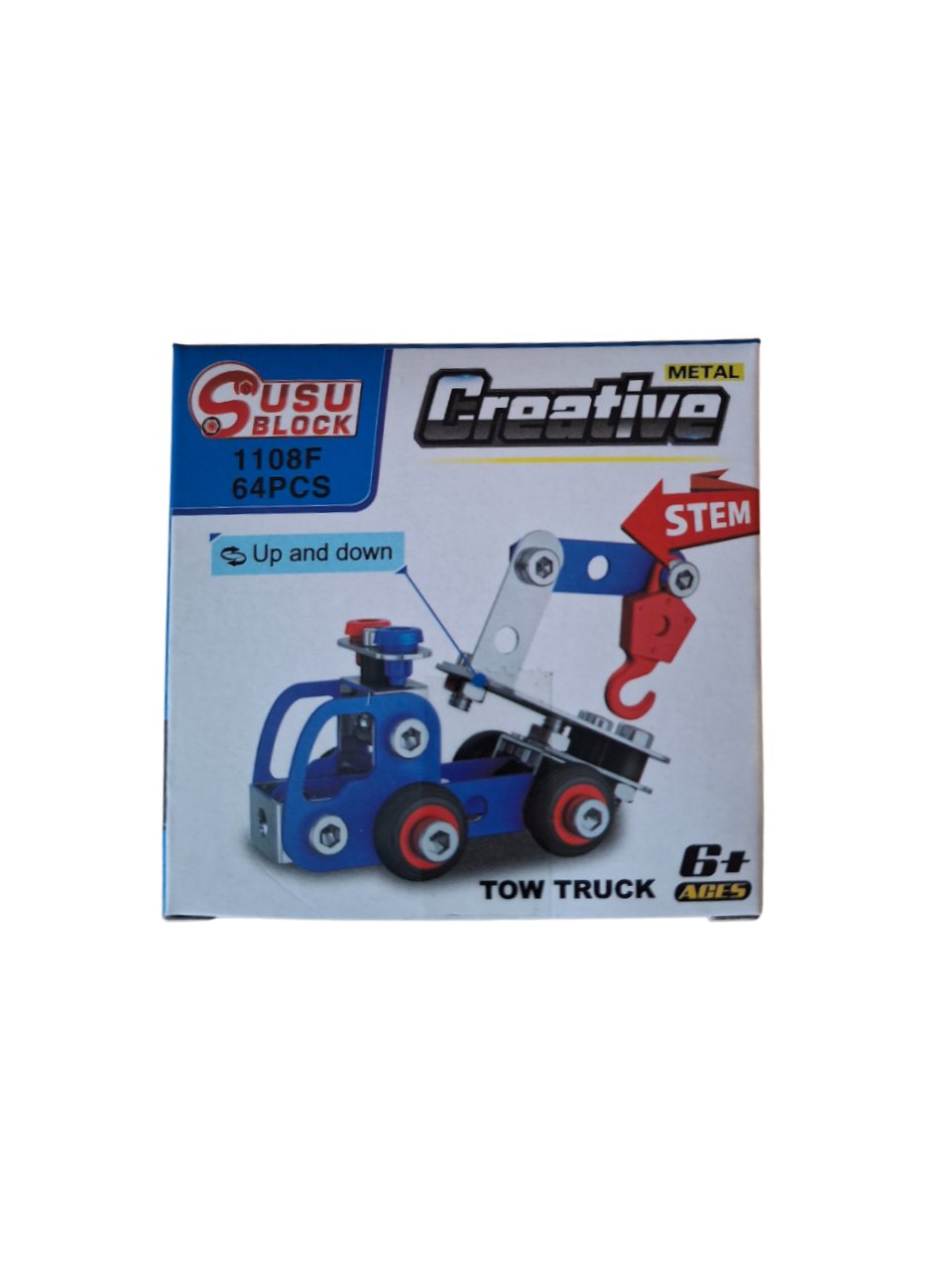 64pc Mini Metal Tow Truck