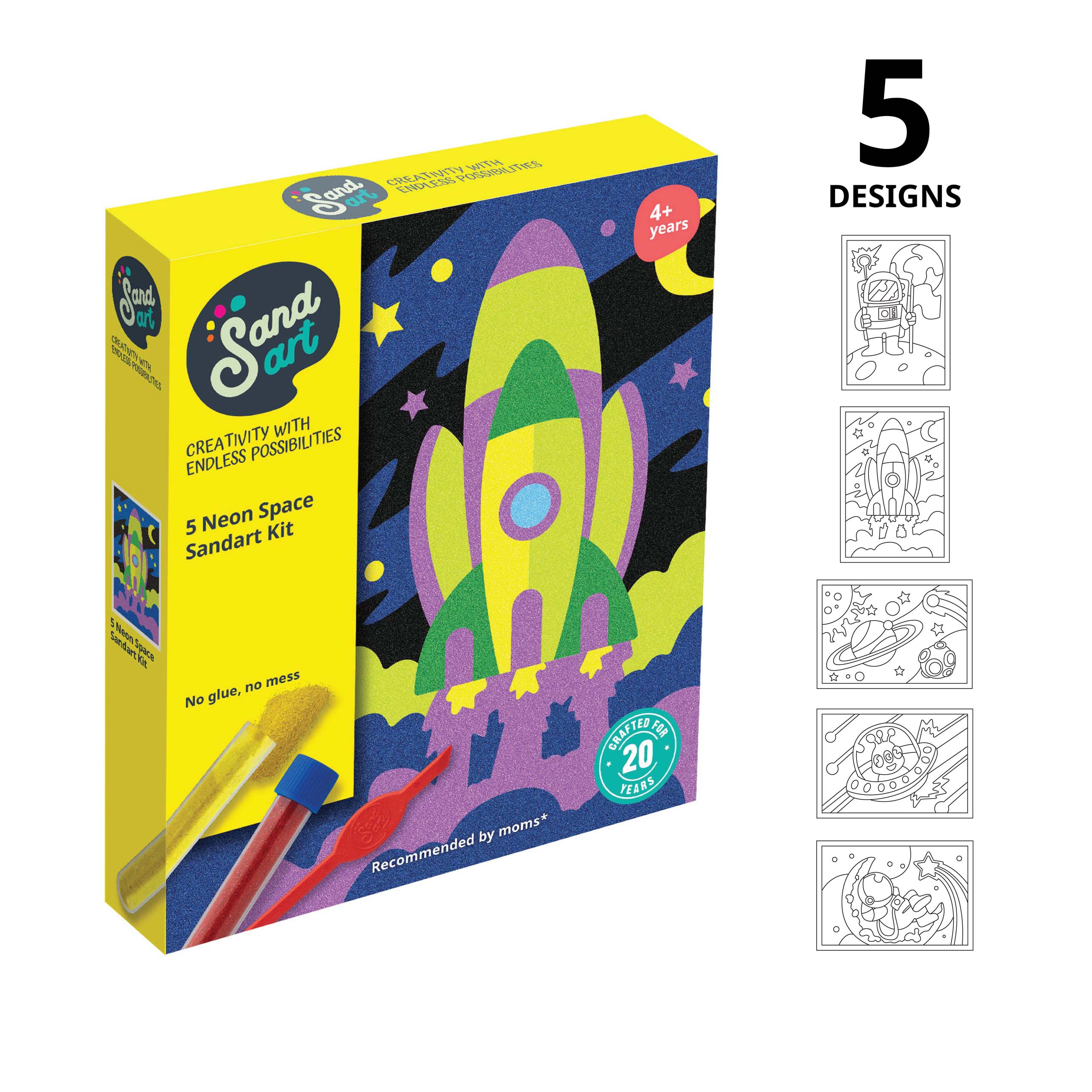 Sand Art Space Neon Pack