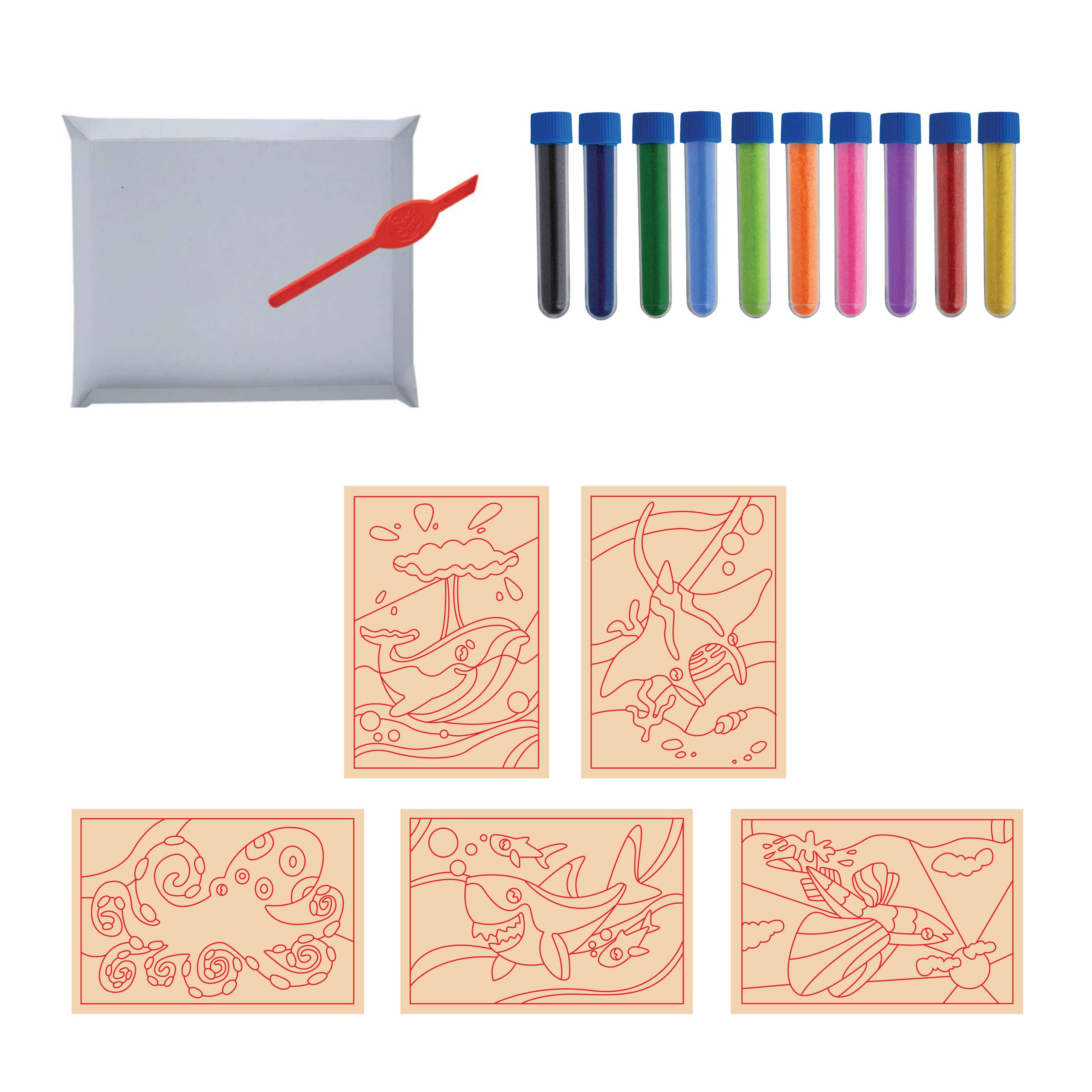 Sand Art Under The Sea Neon Pack