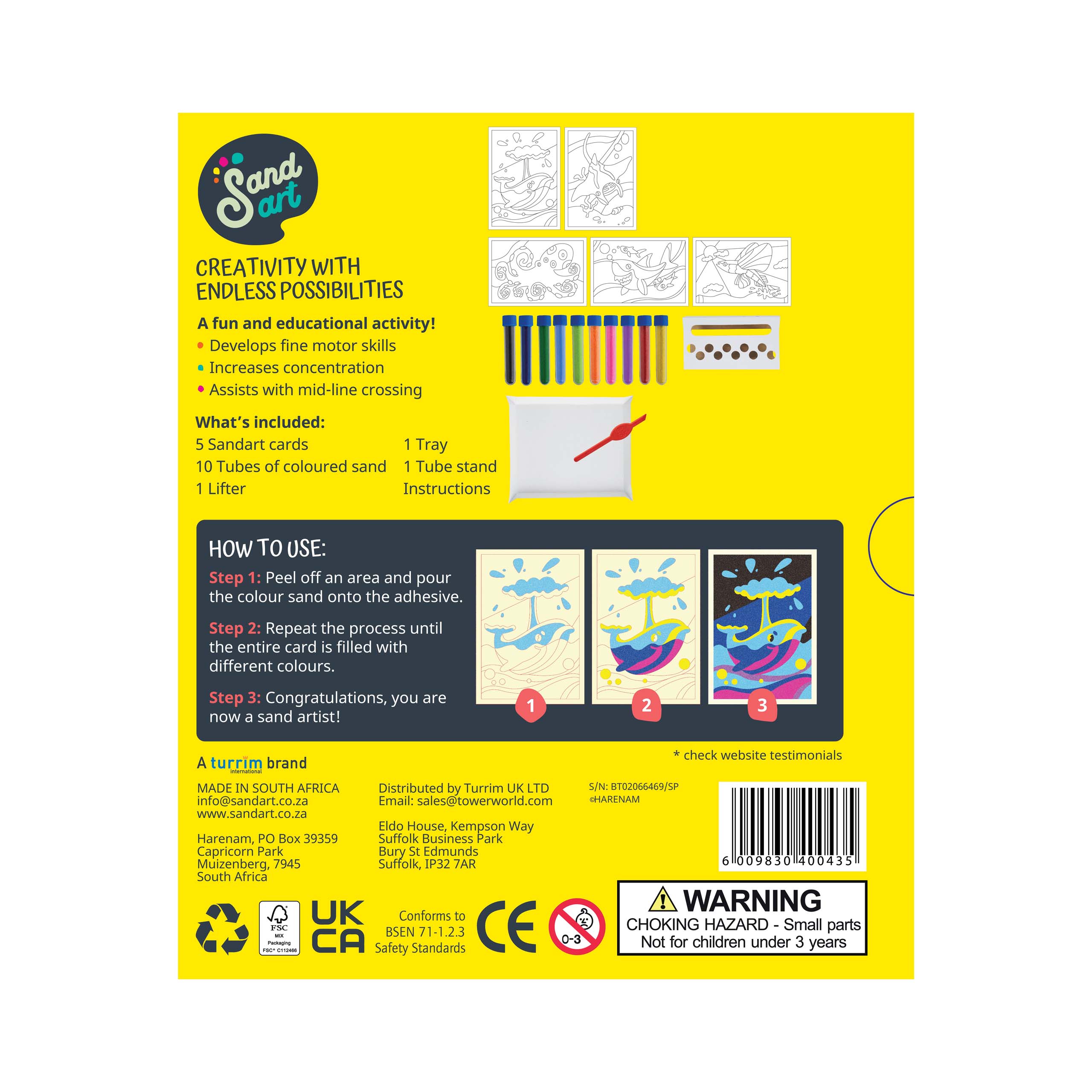 Sand Art Under The Sea Neon Pack