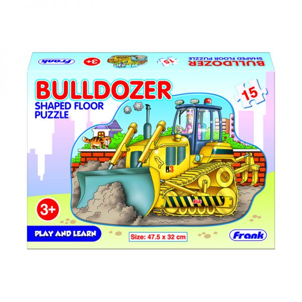 Shaped Bulldozer Floor Puzzle