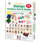 Stamps, Numbers, Dots and Shapes incl. 16 Page Activity Book