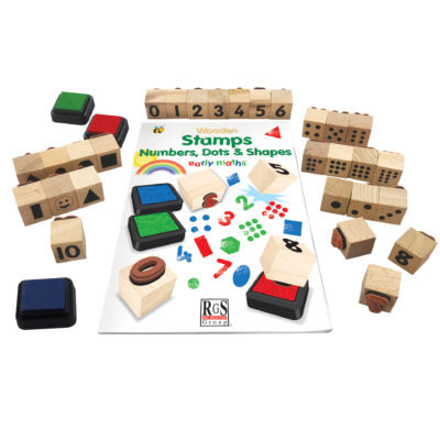 Stamps, Numbers, Dots and Shapes incl. 16 Page Activity Book