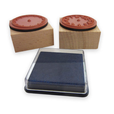 Tell The Time Clock Face Stamps and Ink Pad