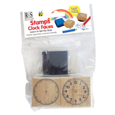 Tell The Time Clock Face Stamps and Ink Pad