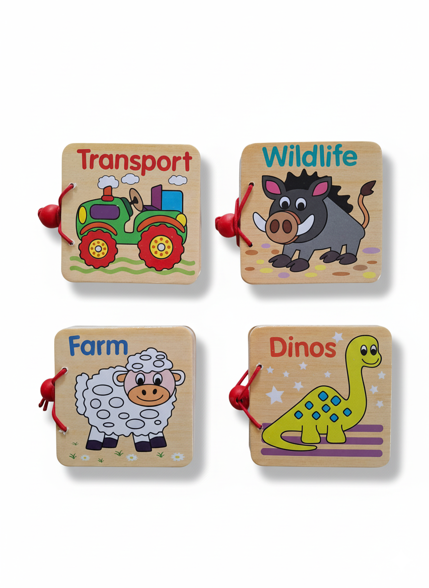 Wooden Baby Books