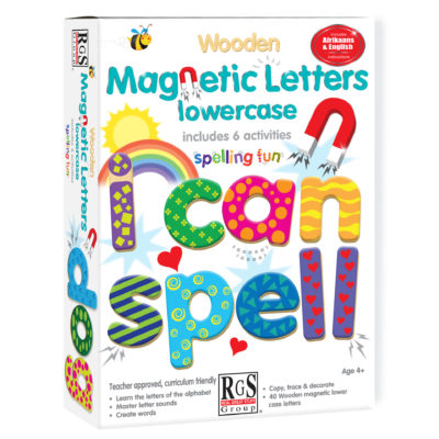 Wooden Lowercase Magnetic Letters incl. 6 Activities