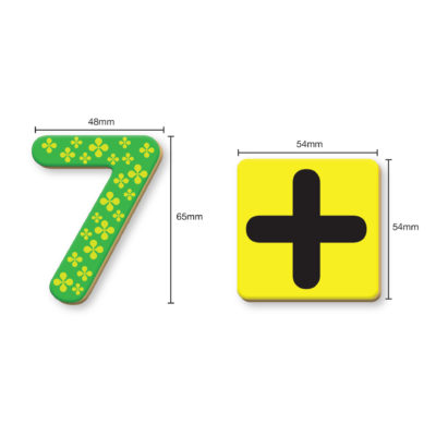 Wooden Magnetic Numbers incl. 6 Activities