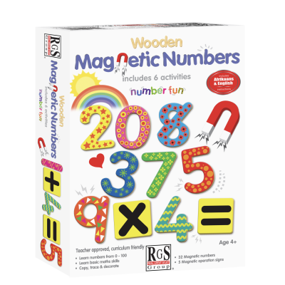 Wooden Magnetic Numbers incl. 6 Activities