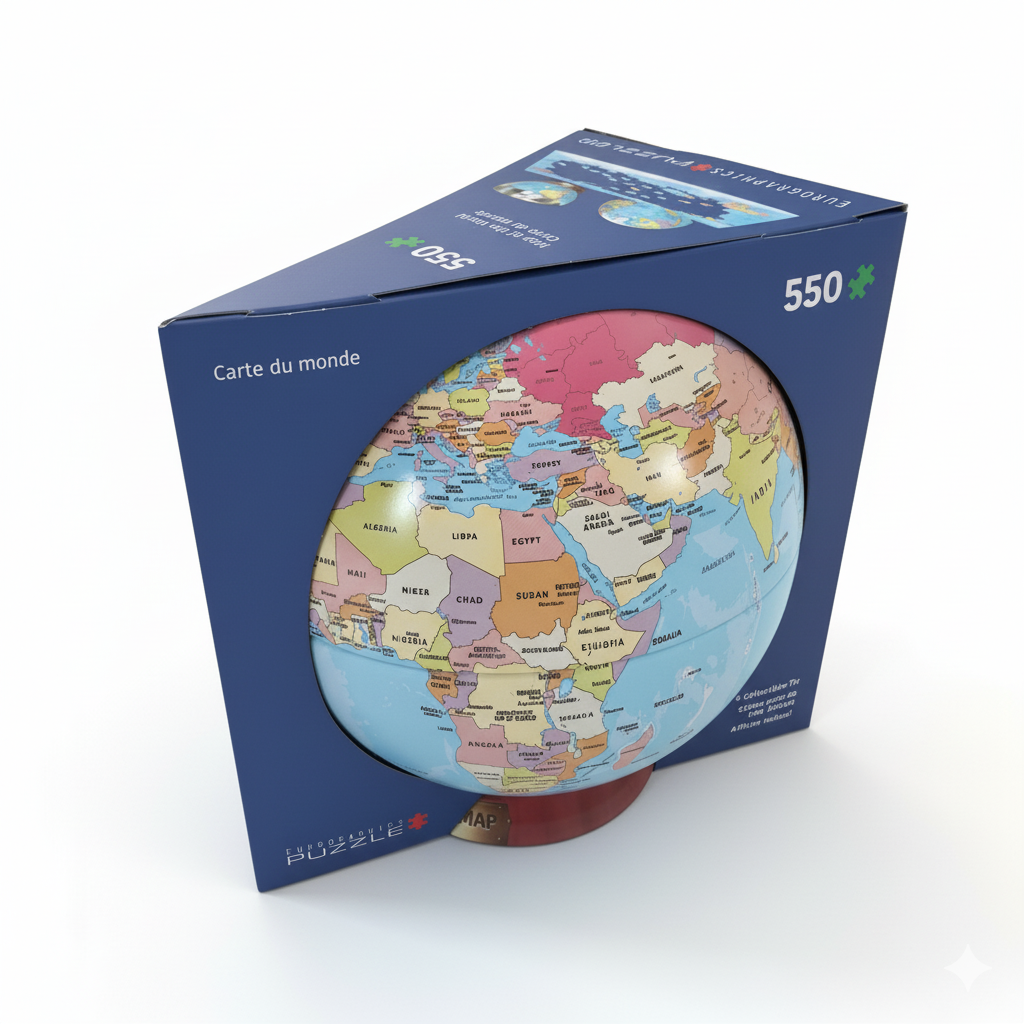 World Puzzle in a Tin