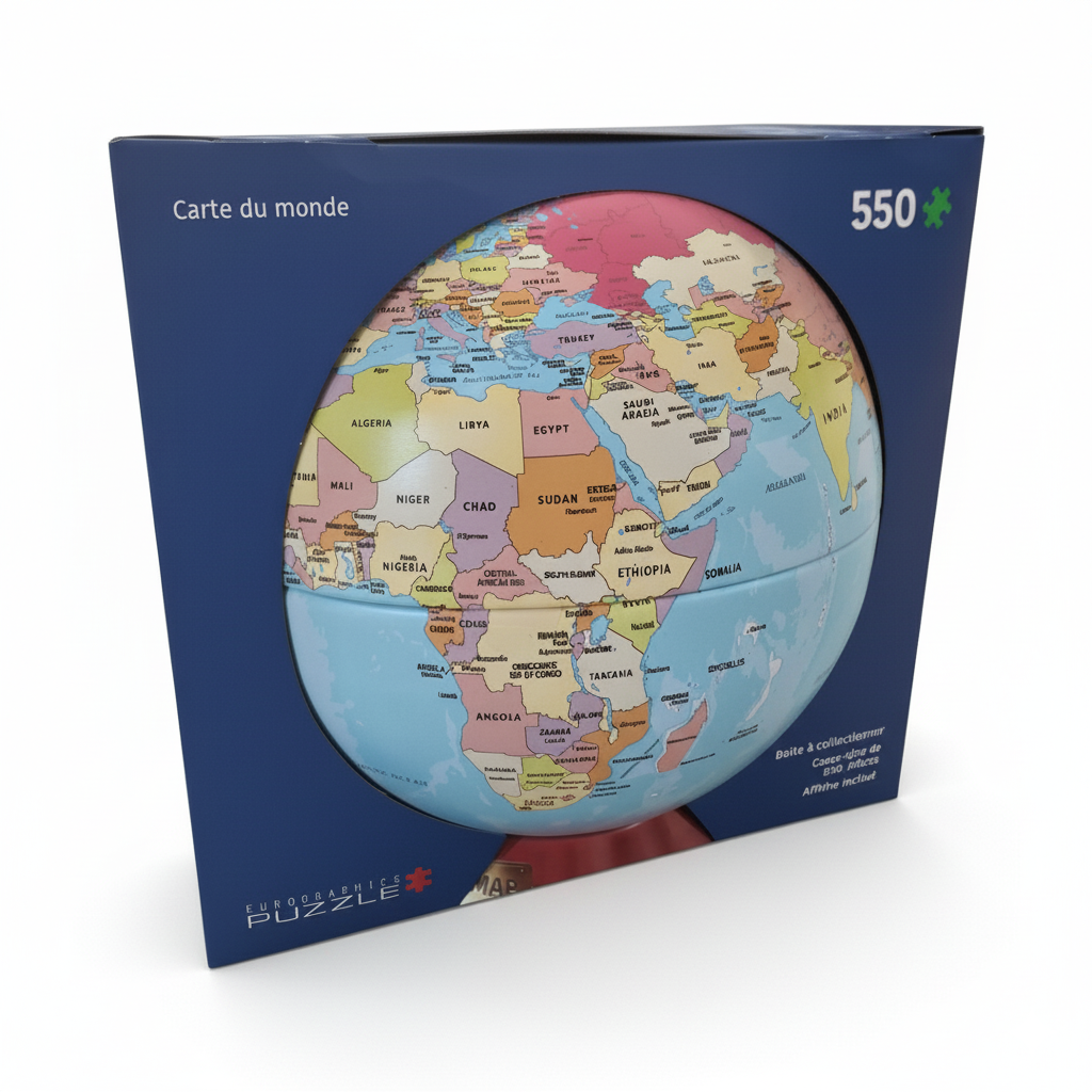 World Puzzle in a Tin